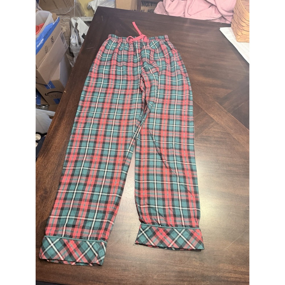 Pajamagram kids size 12 Red Green Pajama Bottoms